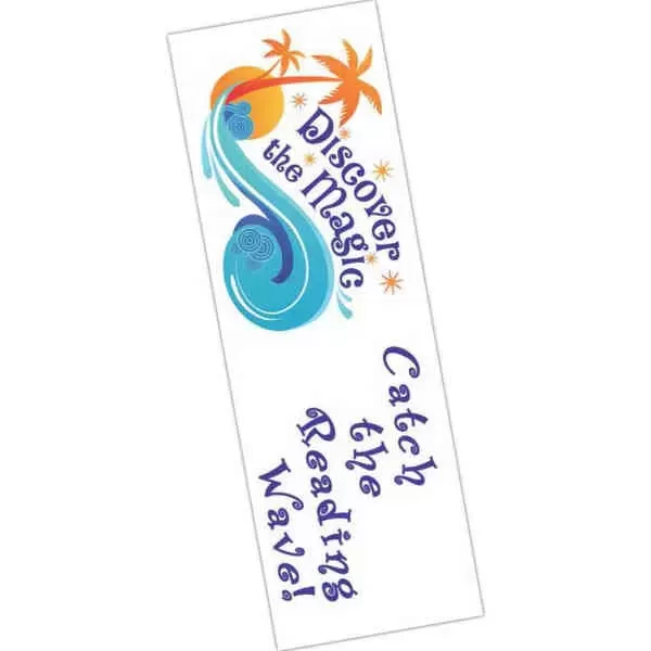 Full color bookmark, .020