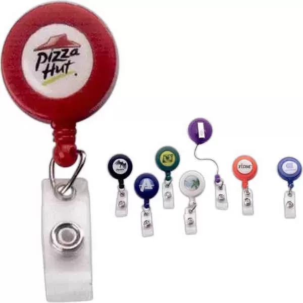 Retractable badge reel with