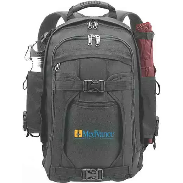 Polyester backpack with 