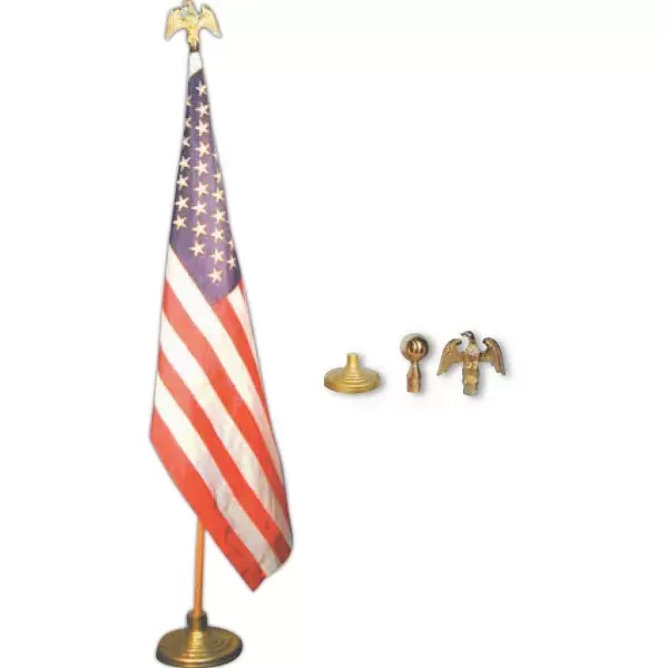 Mounted USA flag set