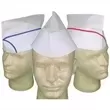 Paper crown with white