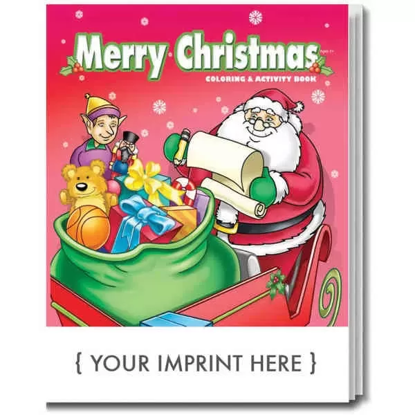 Merry Christmas coloring book.