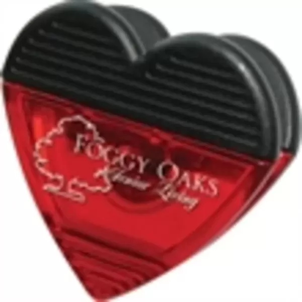Heart shaped magnetic clip,