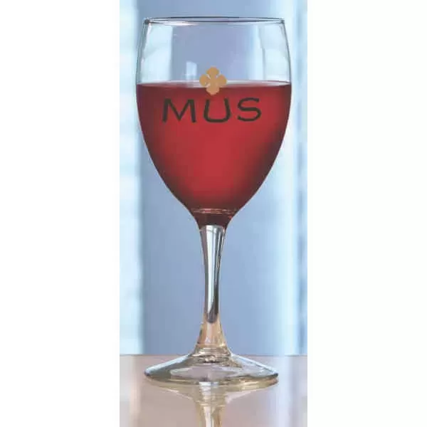 8.5 wine glass with