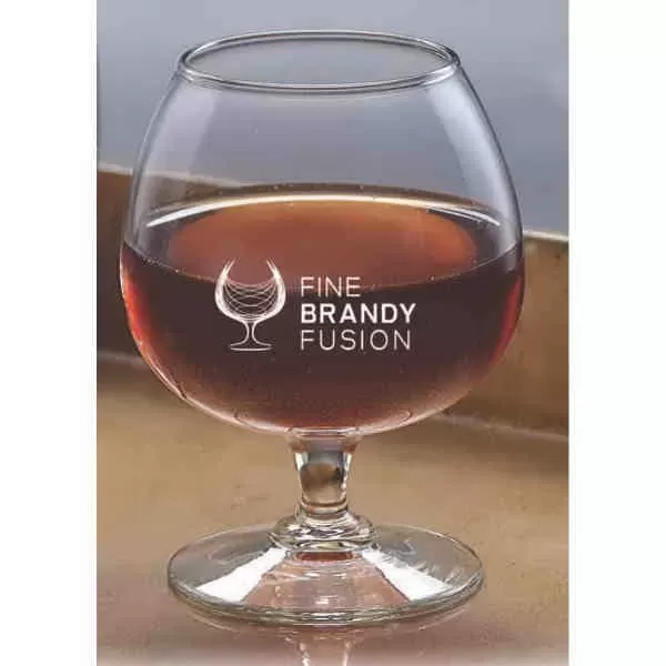 12 ounce glass brandy