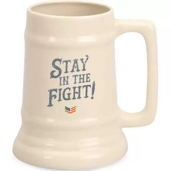 Ceramic beer stein, 28