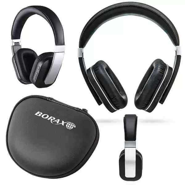 Rechargeable wireless stereo headphones