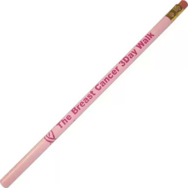 Breast cancer awareness pencil.