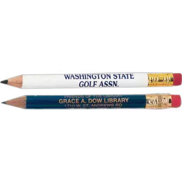 Golf pencil round with