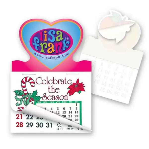 Heart Shape Stick'em Calendar