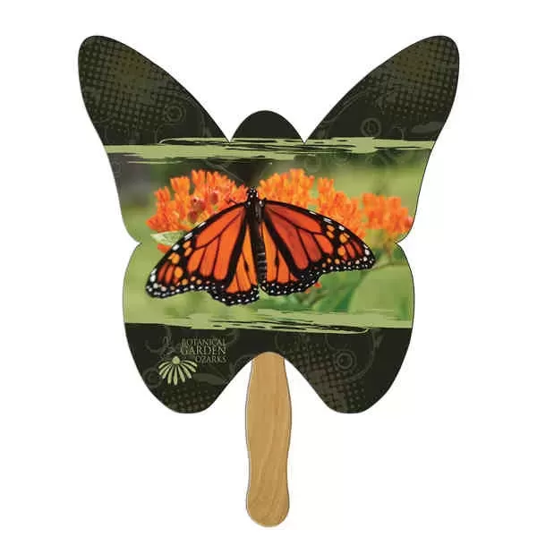 Butterfly shaped fan made