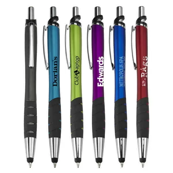 Plunger action stylus pen