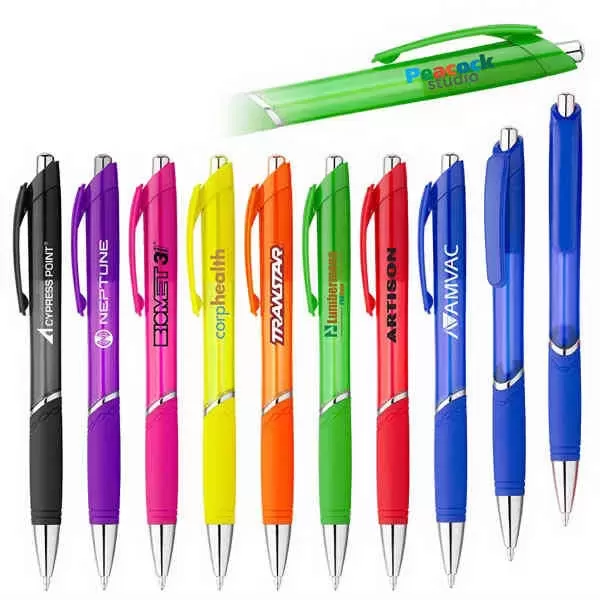 Click-action ballpoint pen with