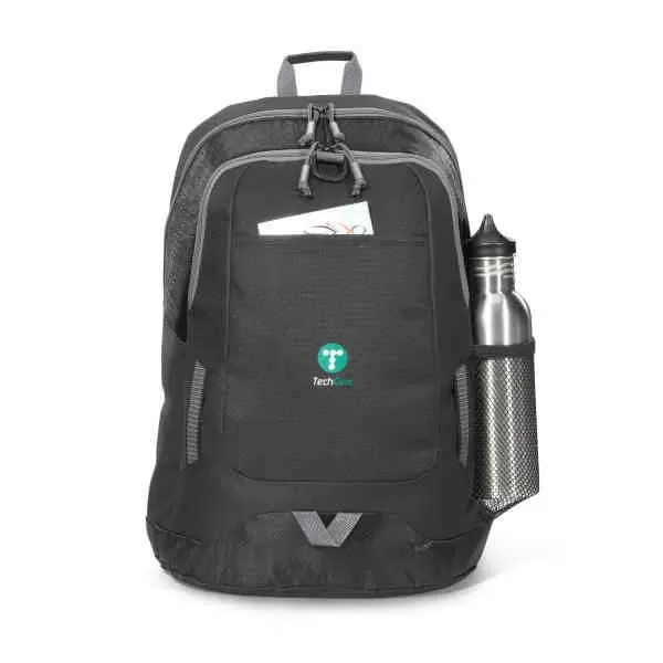 Polyester computer backpack with