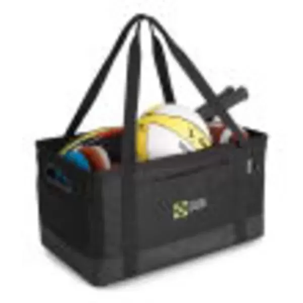Utility tote with front