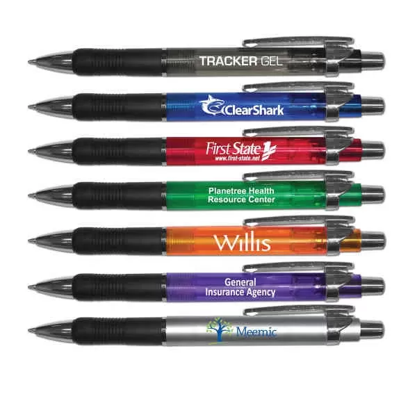 Retractable gel pen black