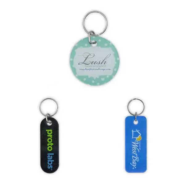 Acrylic key tag with