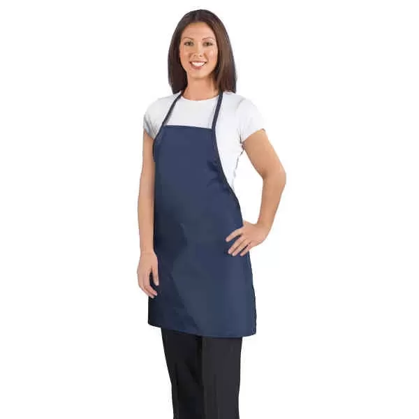 Treated long-style apron with