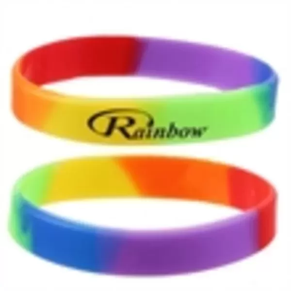 Rainbow wristband bracelet. 