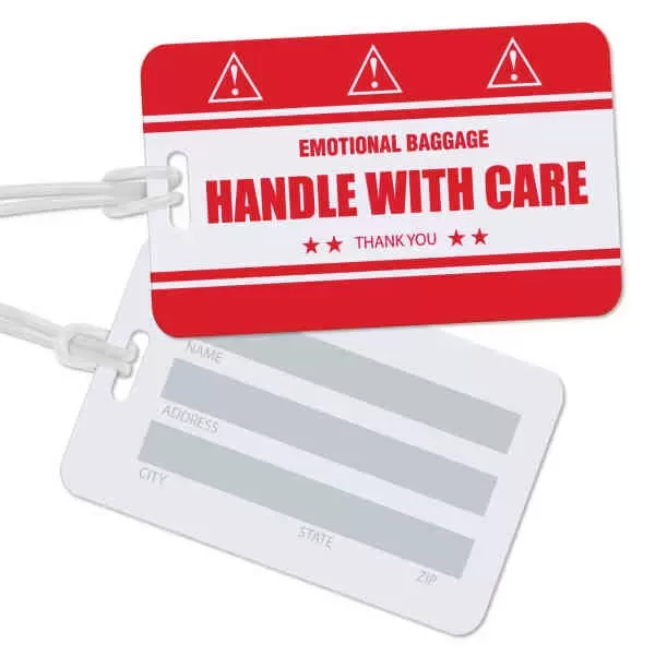 Durable luggage tags made