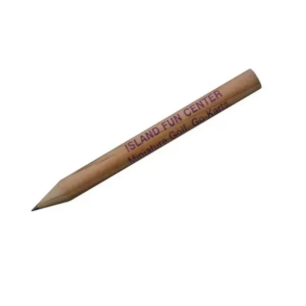 Natural finish golf pencil,