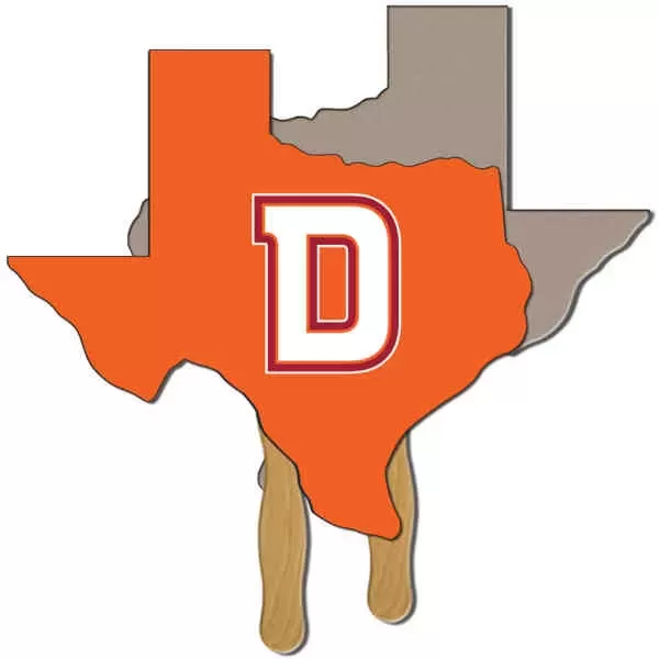 Texas State shaped fan