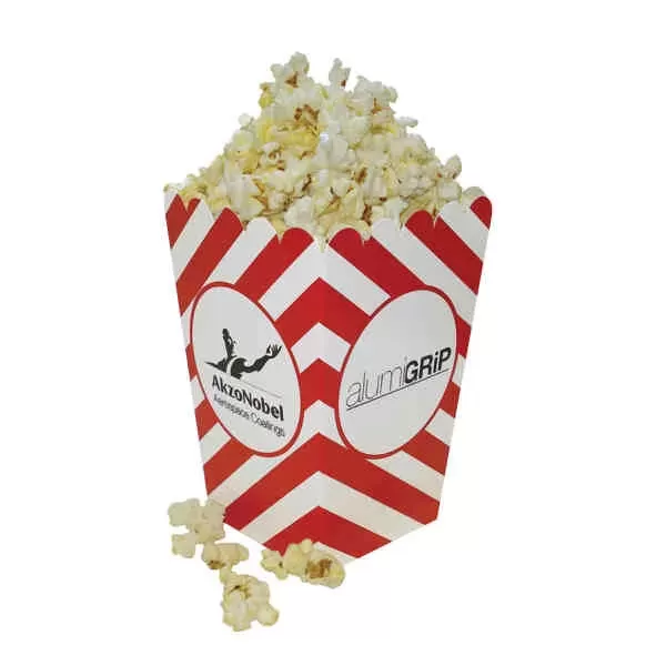 Scoop style popcorn box