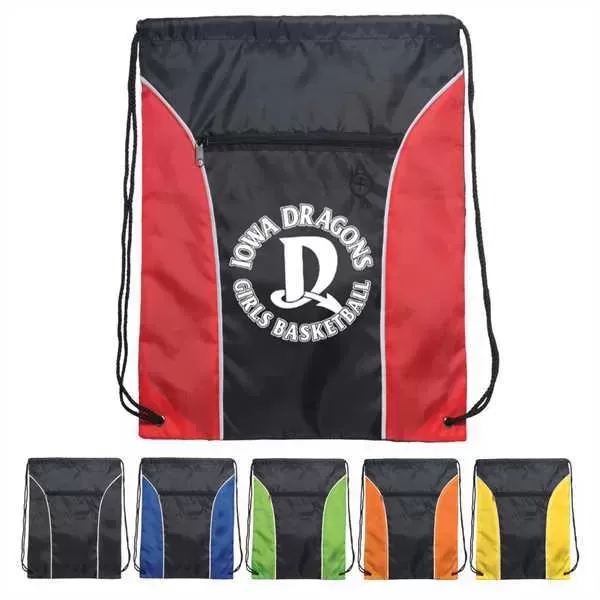 Two tone polyester drawstring