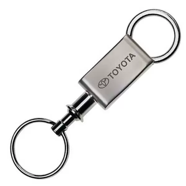 Pull-apart key ring with