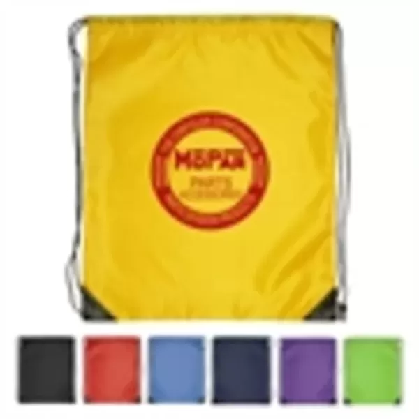 Large Polyester Drawstring Backpack,
