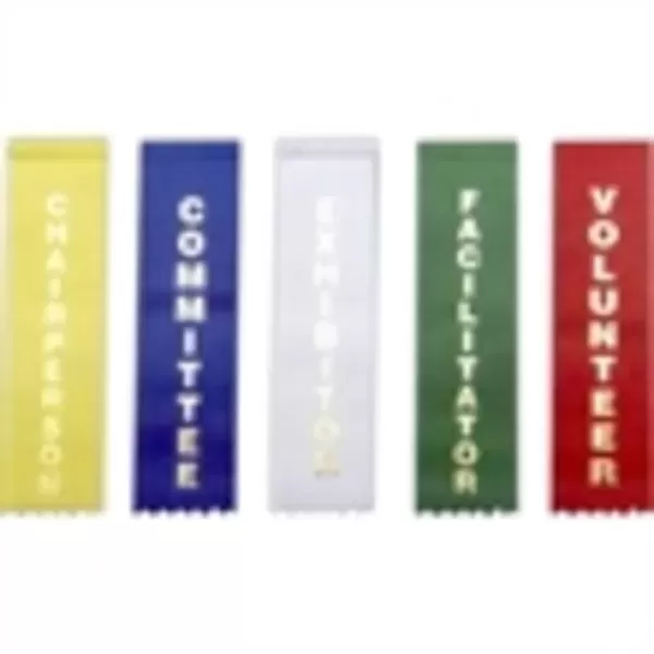 Stock identification ribbon with