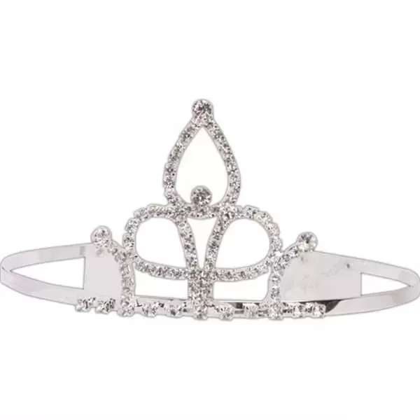 Silver tiara. Imports only.