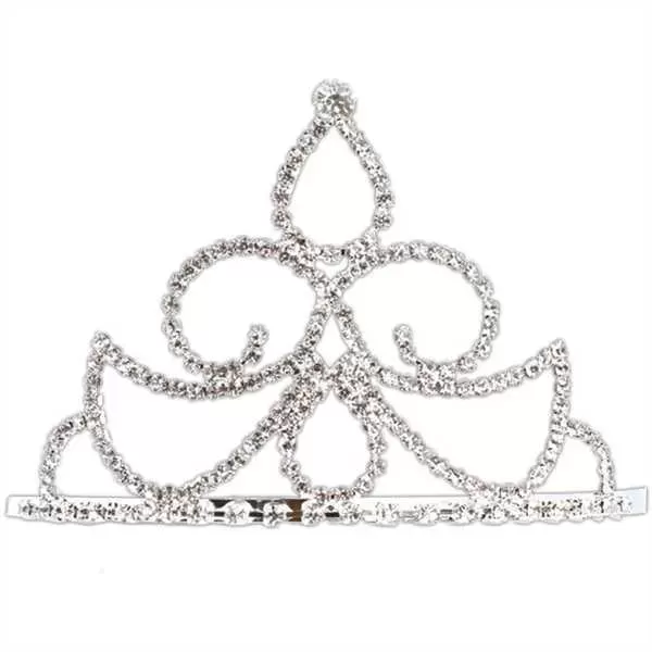 Silver tiara. Imports only.