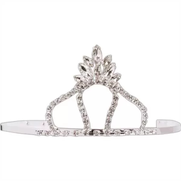 Silver tiara. Imports only.