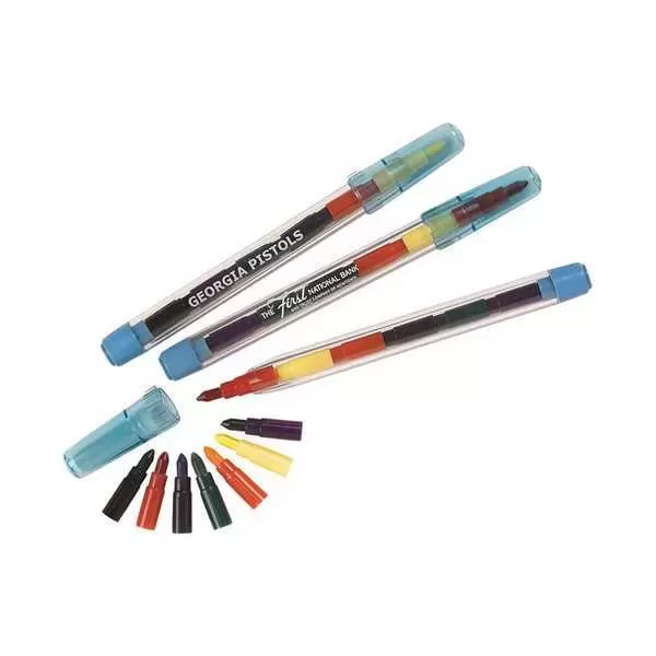Pop-A-Point Crayon Pen. Seven
