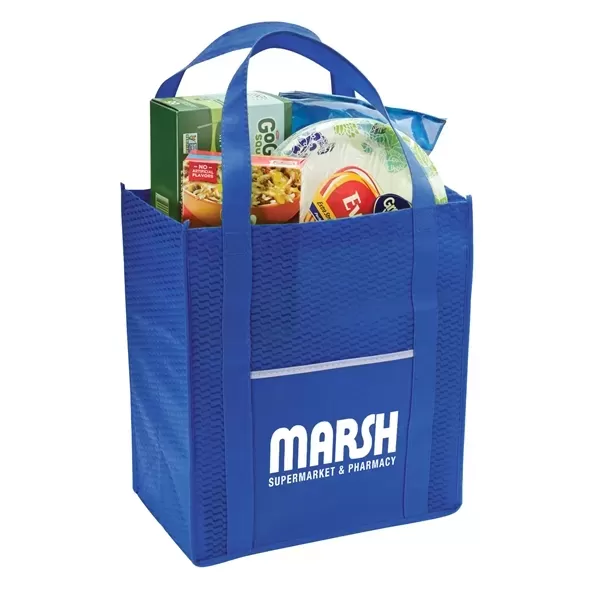 Grocery tote made of