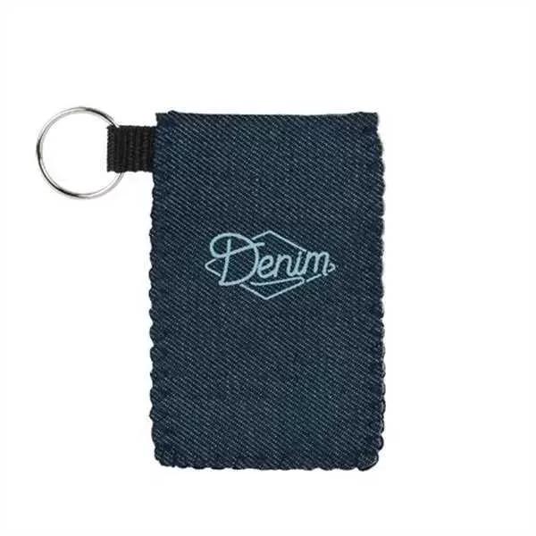 Denim Neoprene holder w/colored