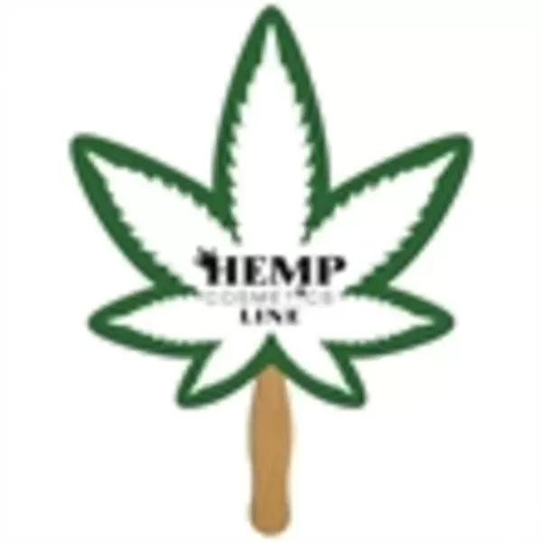 Cannabis shaped fan, material
