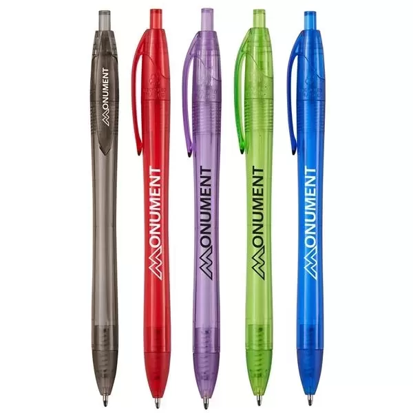 Plunger action ballpoint with