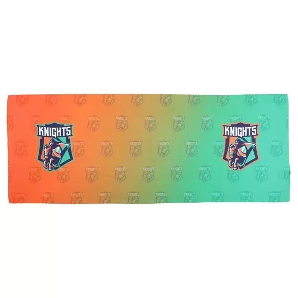 Full-color cooling towel made