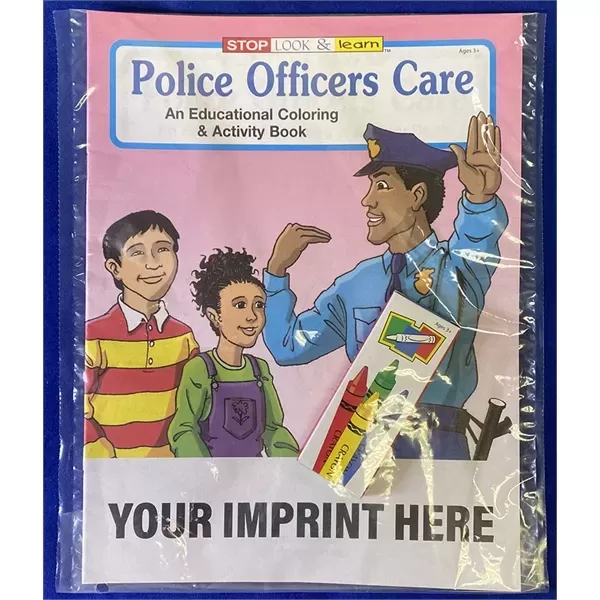 COLORING BOOK SET: Police