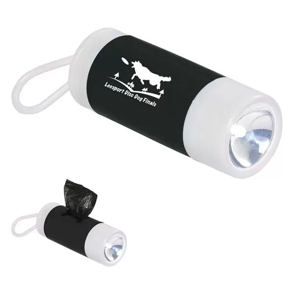 Dog bag dispenser with