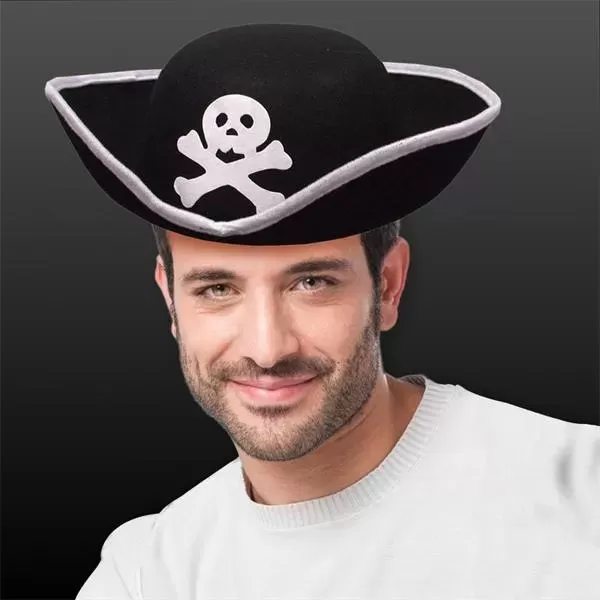 One-size-fits-most costume pirate hat