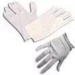 White polyester gloves for