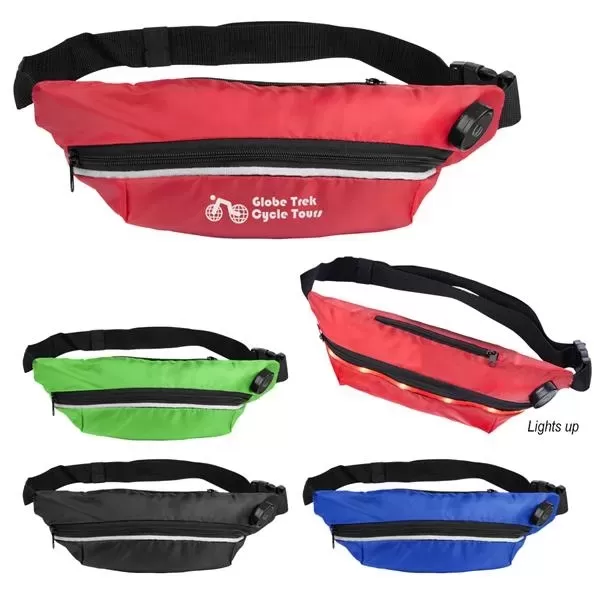 Fanny pack with battery-operated