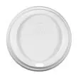 White domed lid for