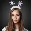Snowflake headbopper with silver