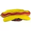 Hot dog shaped hat;