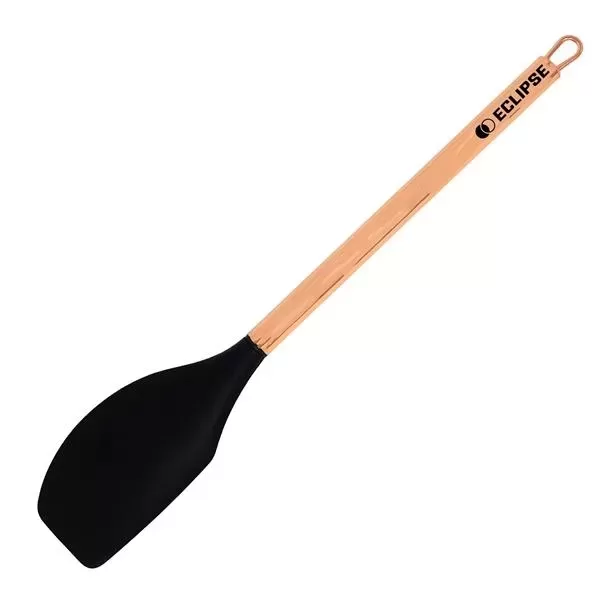 Silicone spatula that scrapes,