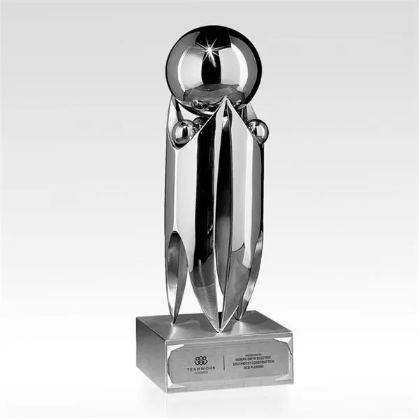 Stainless steel award with